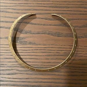 Gold choker necklace